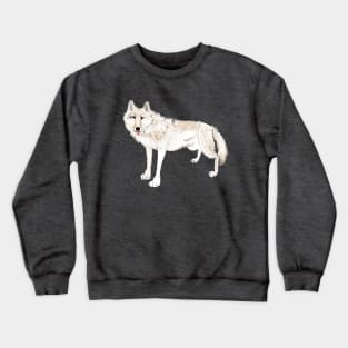 Hudson Bay White Wolf Crewneck Sweatshirt